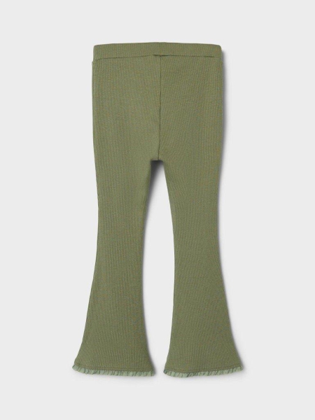 Name It flared rib broek Nussa oil green (13225422)