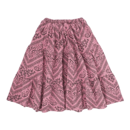 Tocoto Vintage rok pink fluor bandana print (S33823)