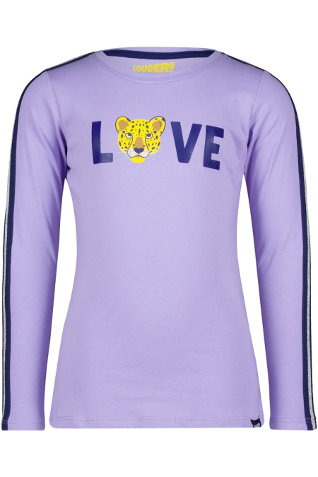 Louder! longsleeve Sanne lavender