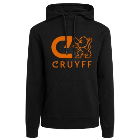 Cruyff Do hoodie black neon orange