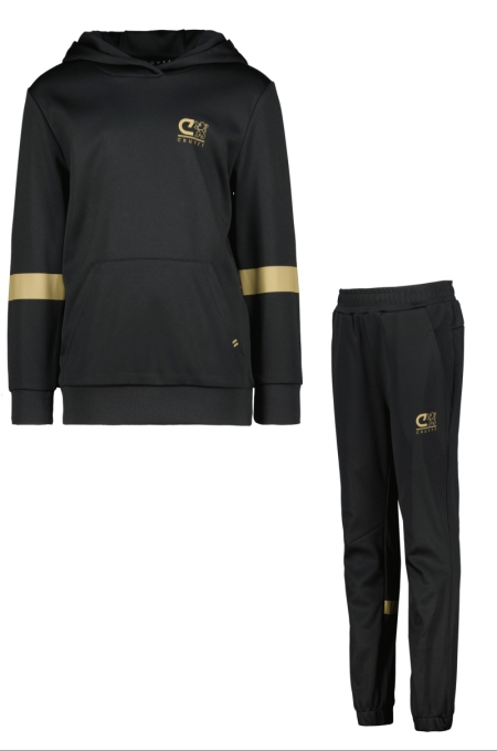 Cruyff Goal suit black gold