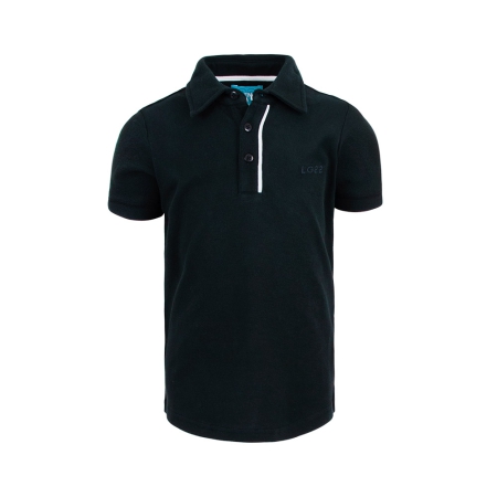 Legends22 polo Qasim black-antra pique (A23-338)