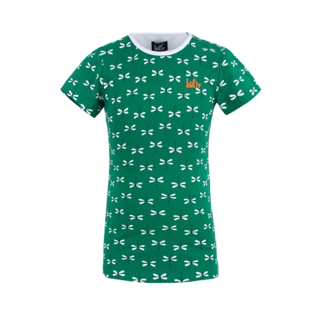 Lofff t-shirt Bianka green groen libelles (A23-171)