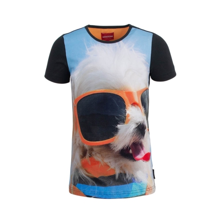 Lovestation22 t-shirt Umme black antra hond (A23-228)