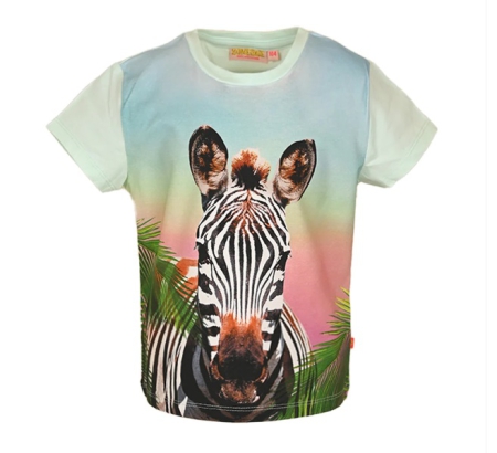 Someone shirt Mare light mint zebra