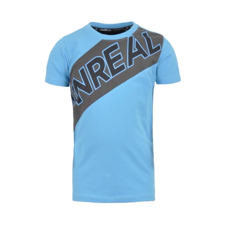 Unrealba6 t-shirt Luuk neon blue (A23-755)