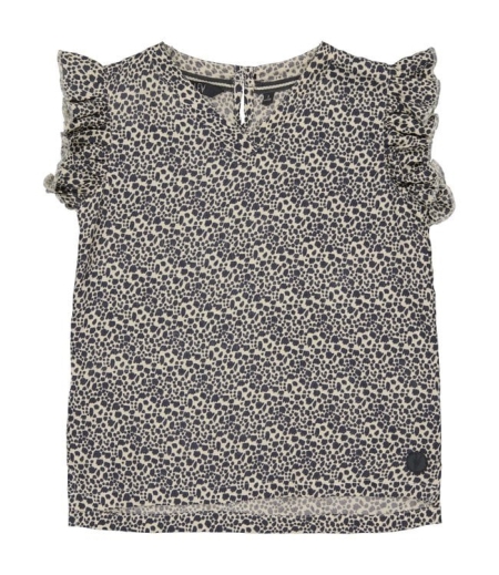 Levv shirt Dante grey dot