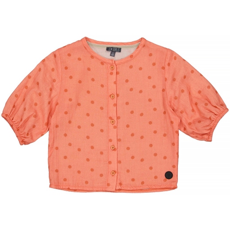 Levv blouse Esma peach soft dot