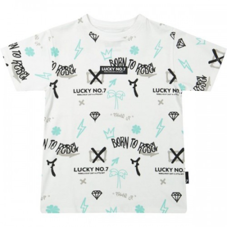 Lucky No. 7 shirt bright white (LNS23SS005)