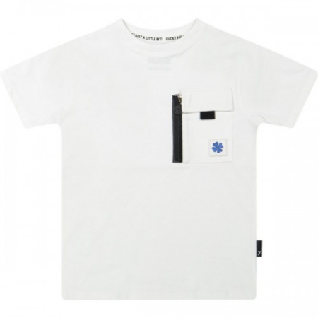 Lucky No. 7 shirt bright white (LNS23SS013)