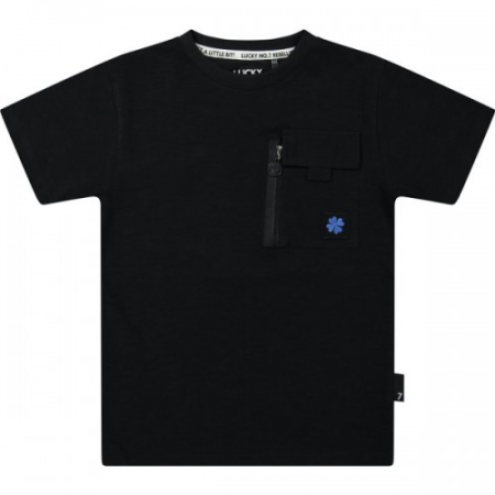 Lucky No. 7 shirt black (LNS23SS014)