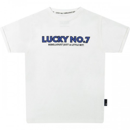 Lucky No. 7 shirt bright white (LNS23SS018)