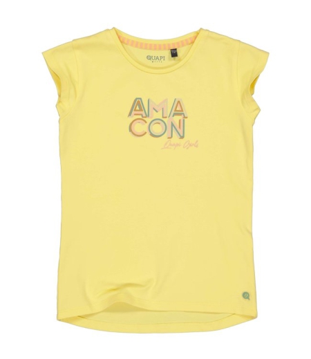 Quapi shirt Tecilia yellow sand