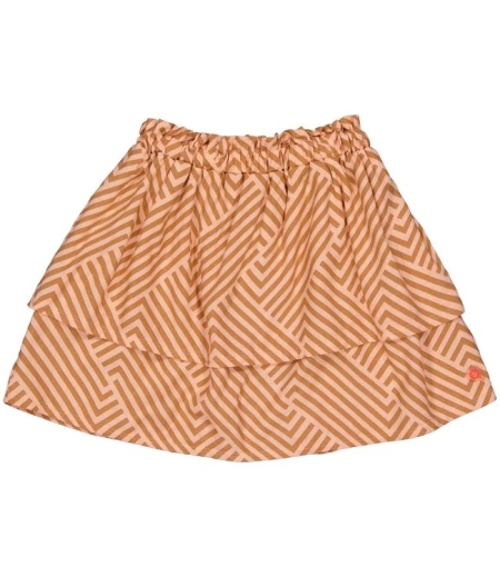 Quapi rok Tiara aop peach stripes