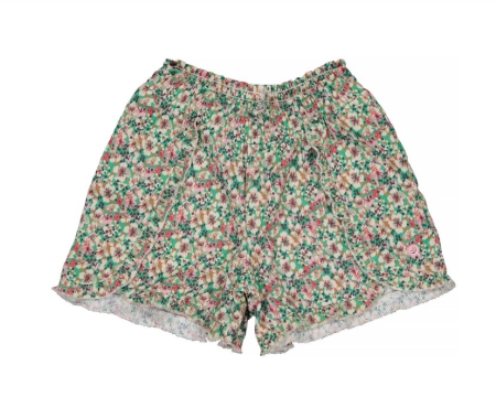 Quapi short Toos green florals