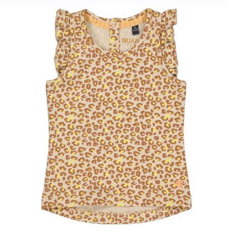 Quapi top Venus aop sand leopard