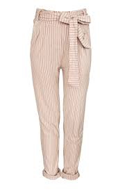 Miss T by Topitm pants Solina stripe copper