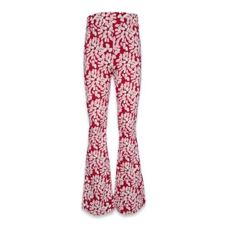 Billy & Lilly Flared Fien flower print rumba red