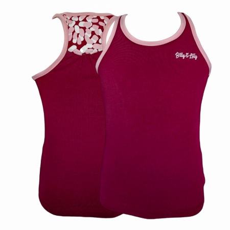 Billy & Lilly tanktop Julia rumba red