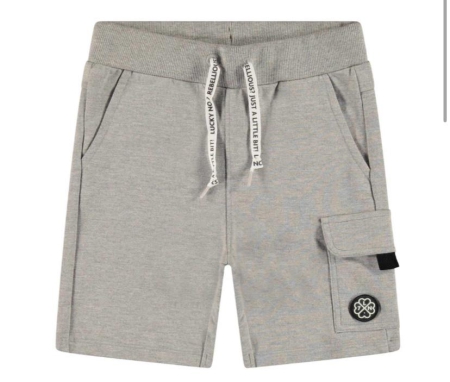 Lucky No. 7 short grey melange (LN7S24SH011)