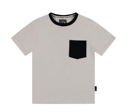 Lucky No. 7 shirt bright white (LN7S24SS006)