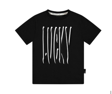 Lucky No. 7 shirt black Lucky (LN7S24SS015)