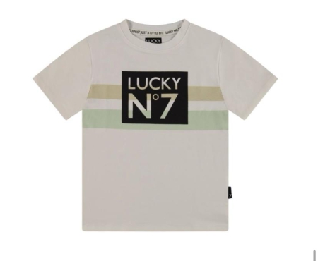 Lucky No. 7 shirt bright white (LN7S24SS017)