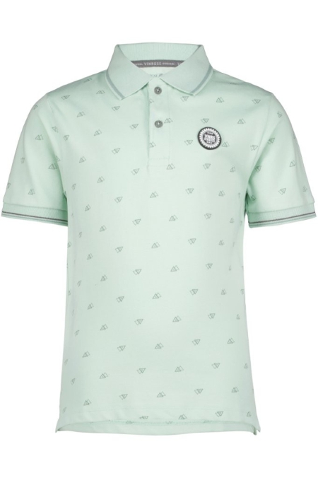 Vinrose polo celadon aop (VBS24PO031)