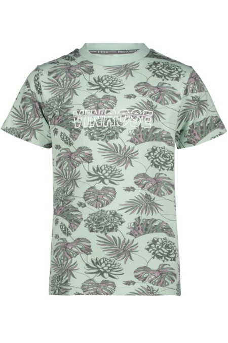 Vinrose shirt celadon aop (VBS24SS028)