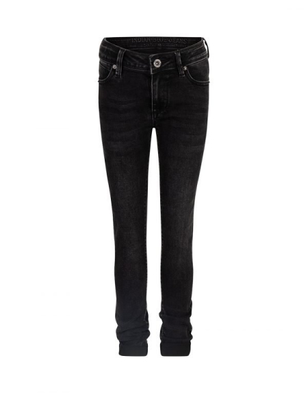 Indian Blue Jeans black brad super skinny fit black denim (IBB00-2853)