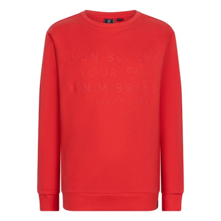 Indian Blue Jeans sweater coral red (IBBS24-4502)