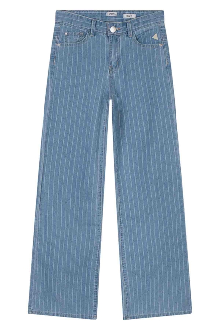 Indian Blue Jeans blue joy wide fit pinstripe (IBGSS24-2174)