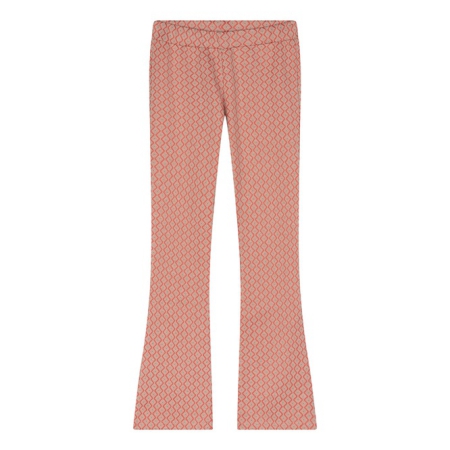 Indian Blue Jeans flared pants fancy bright coral (IBGSS24-2230)