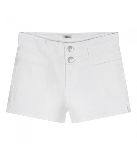 Indian Blue Jeans denim short pocket white (IBGSS24-6007)