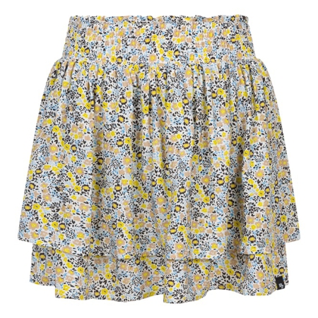 Indian Blue Jeans flower skirt shorth length light blue (IBGSS24-6105)