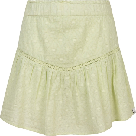 Indian Blue Jeans lace ruffle skirt light pastel green (IBGSS24-6107)