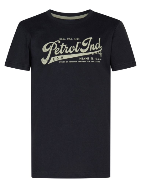 Petrol t-shirt classic print black petrol ind u.s.a. (B-1050-TSR128-9999)